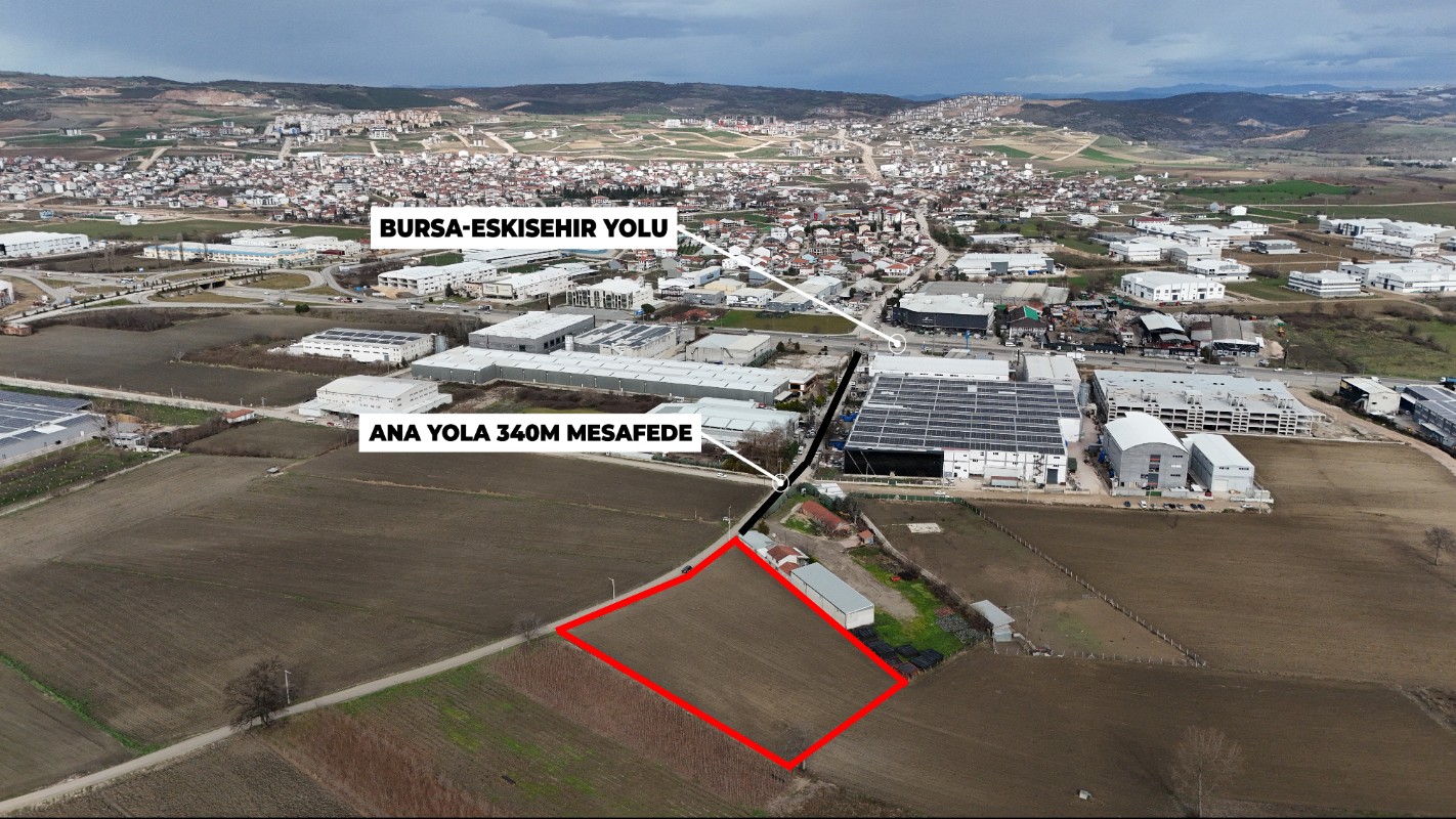 BURSA İNEGÖL YENİCE SANAYİ İÇİNDE ANKARA ASFALTINA 300 METRE