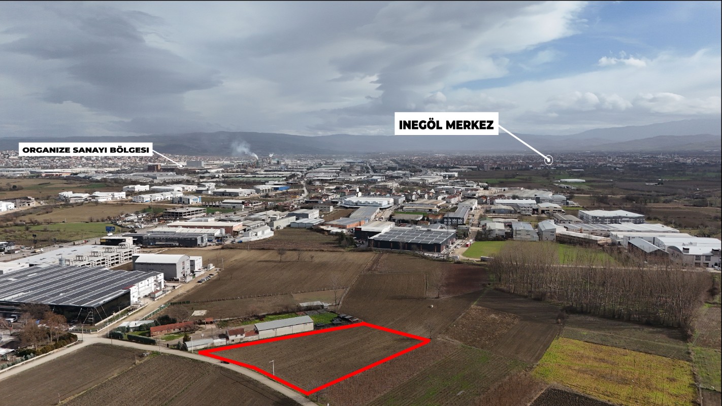 BURSA İNEGÖL YENİCE SANAYİ İÇİNDE ANKARA ASFALTINA 300 METRE