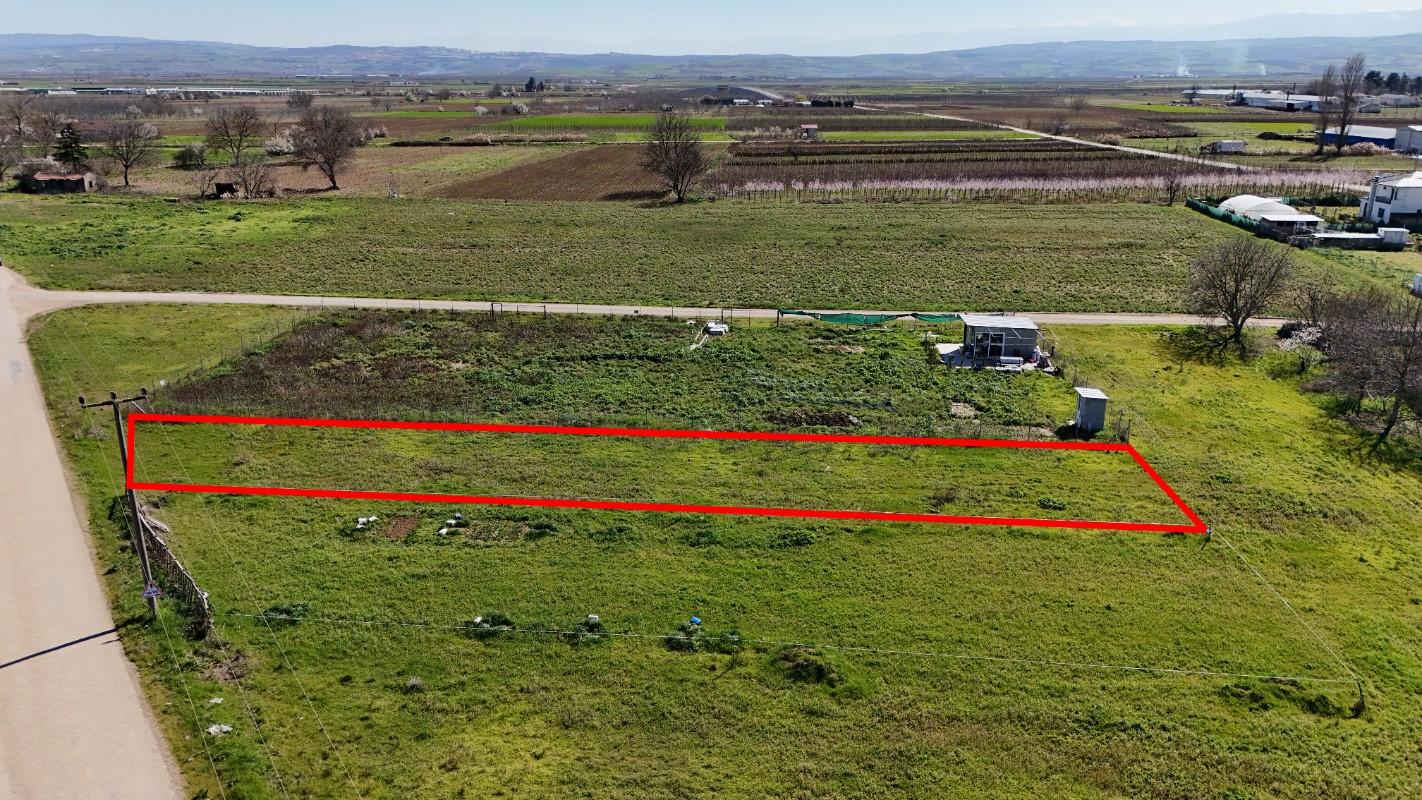Bursa Yenişehir Koyunhisarda 890 m² Satılık Arsa | Yola Cephe