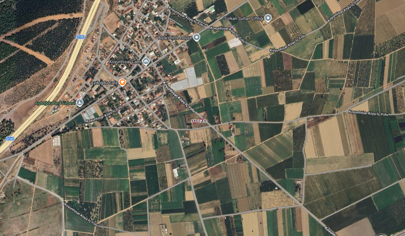 Bursa Yenişehir Koyunhisarda 890 m² Satılık Arsa | Yola Cephe