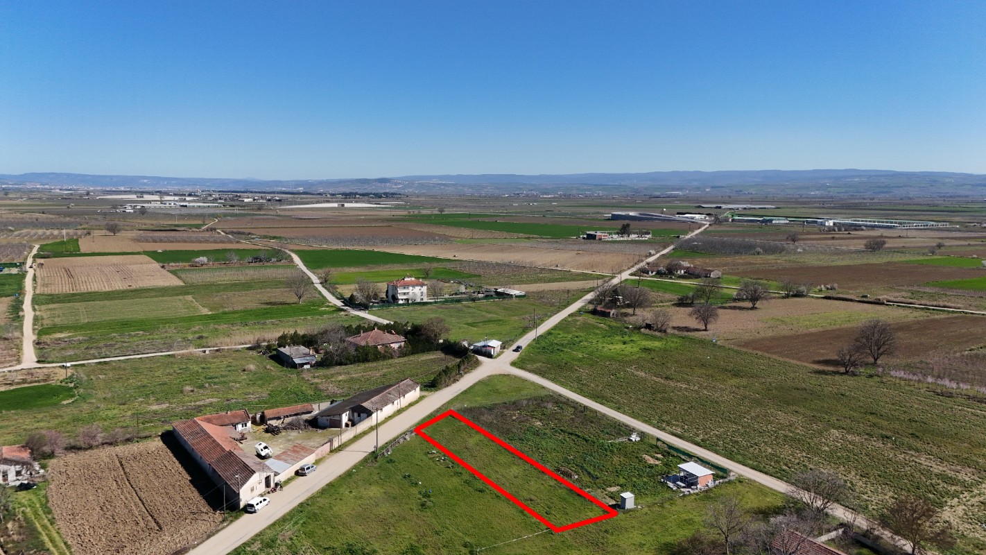 Bursa Yenişehir Koyunhisarda 890 m² Satılık Arsa | Yola Cephe