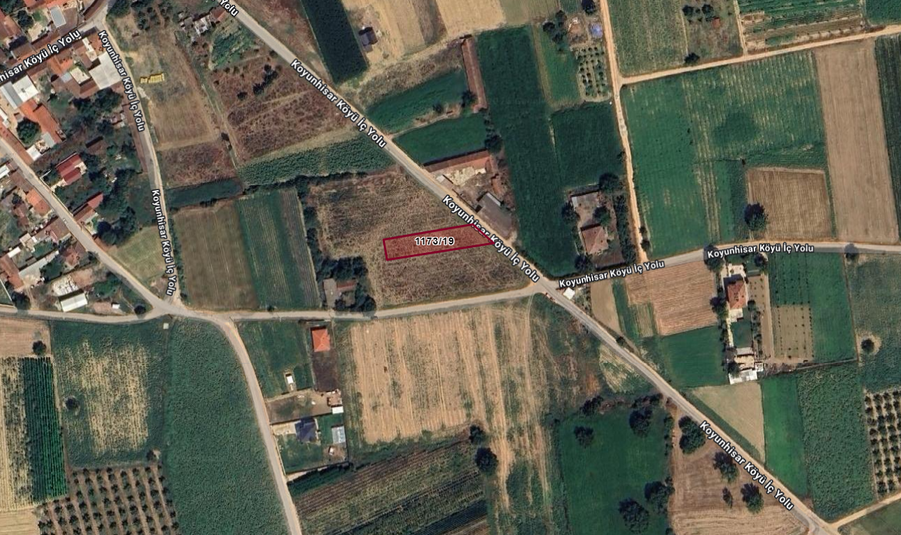 Bursa Yenişehir Koyunhisarda 890 m² Satılık Arsa | Yola Cephe