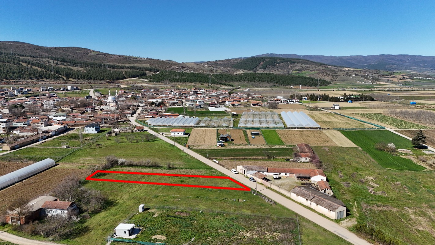 Bursa Yenişehir Koyunhisarda 1.502 m² Satılık Arsa | Yola Cephe