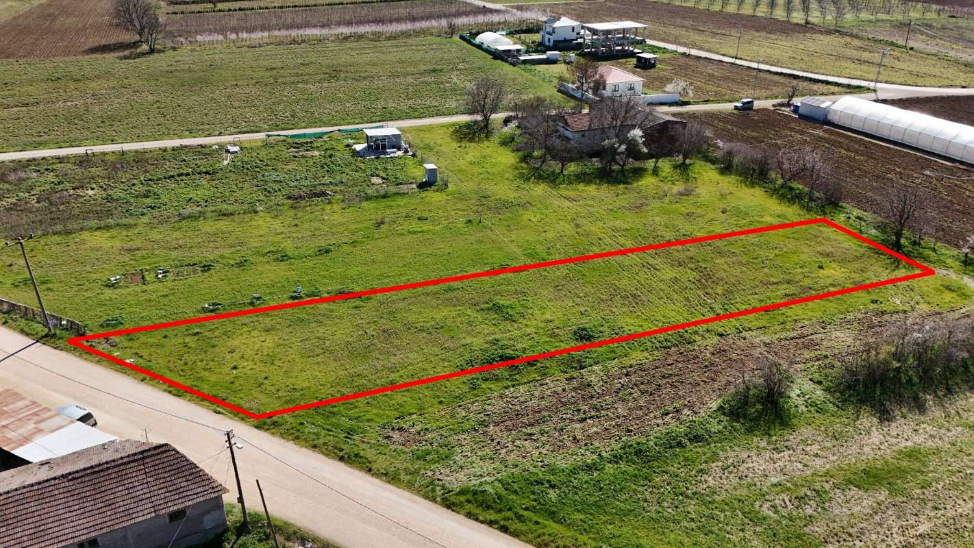 Bursa Yenişehir Koyunhisarda 1.502 m² Satılık Arsa | Yola Cephe