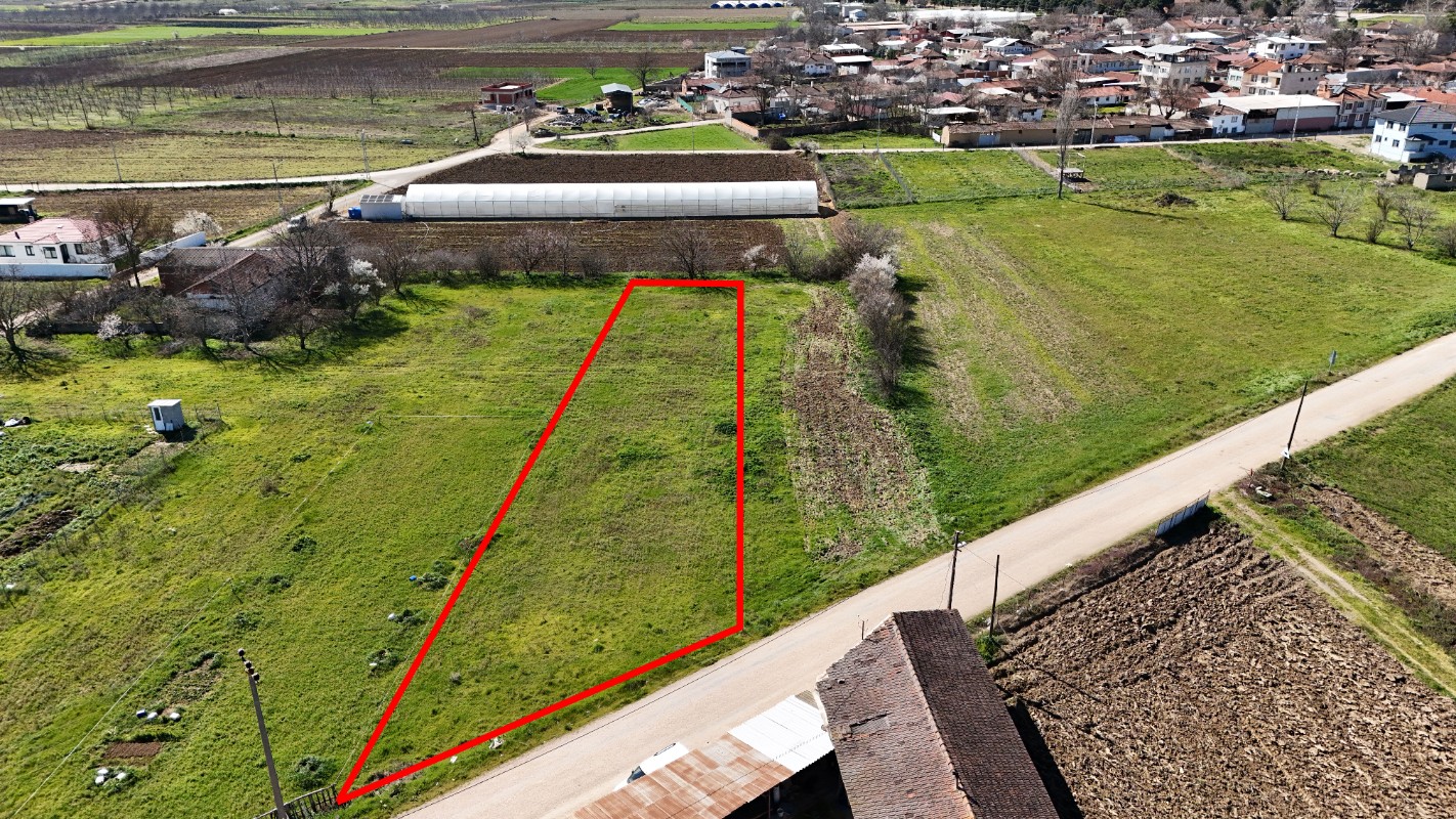 Bursa Yenişehir Koyunhisarda 1.502 m² Satılık Arsa | Yola Cephe