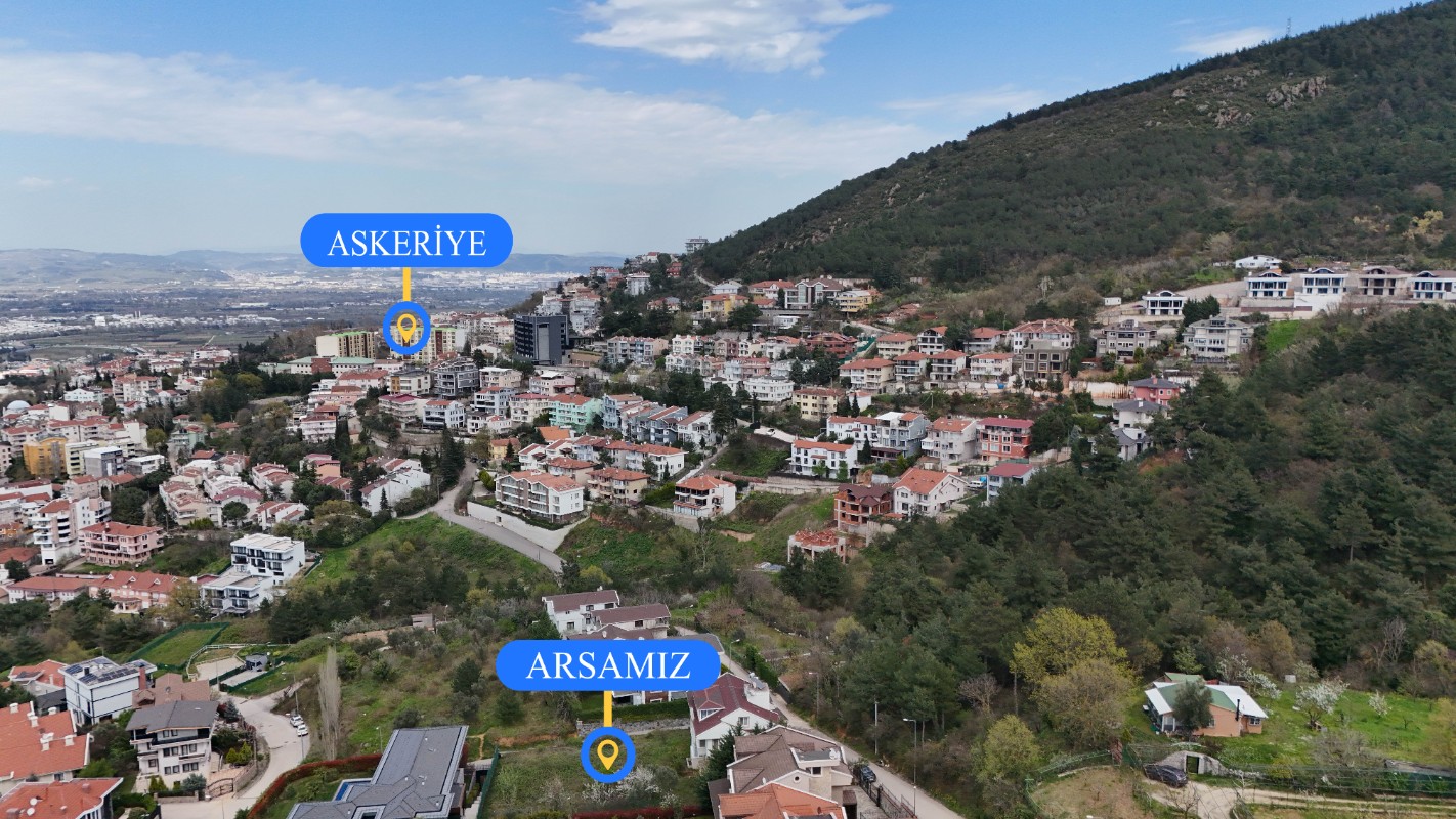 Bursa Doburcada 2 Parsel Üzerinde, 7+1 Villa ve 750 m² Arsa
