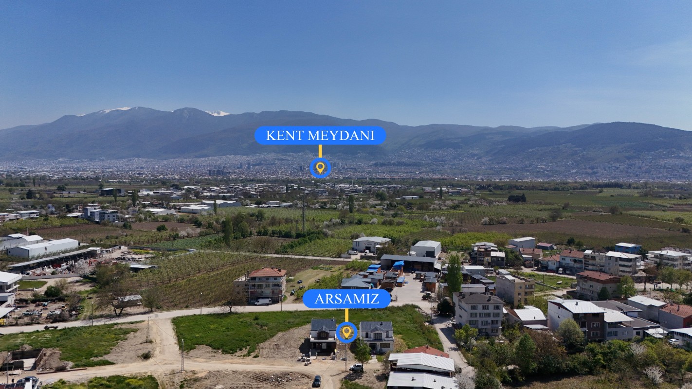 Bursa Osmangazi Çukurca'da 204m² İmarlı Arsa