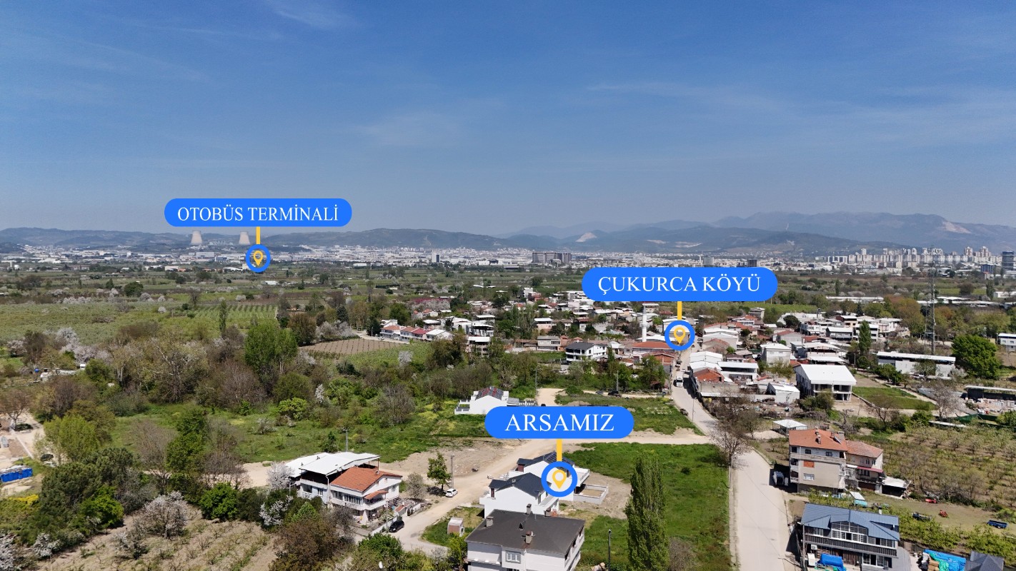 Bursa Osmangazi Çukurca'da 204m² İmarlı Arsa