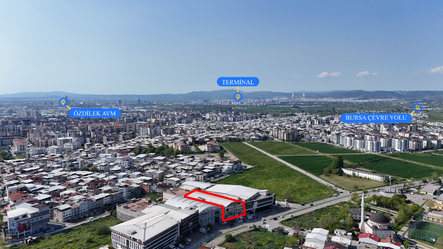 Bursa Yıldırım Yunus Emrede 7.250 m² Komple Satılık Bina