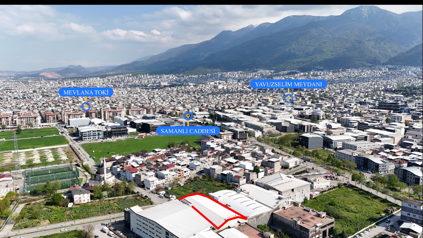 Bursa Yıldırım Yunus Emrede 7.250 m² Komple Satılık Bina