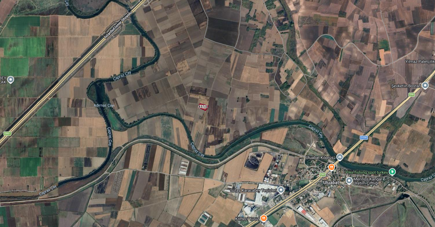 Bursa Karacabey'de 5600 m² Satılık Yatırım Arazisi