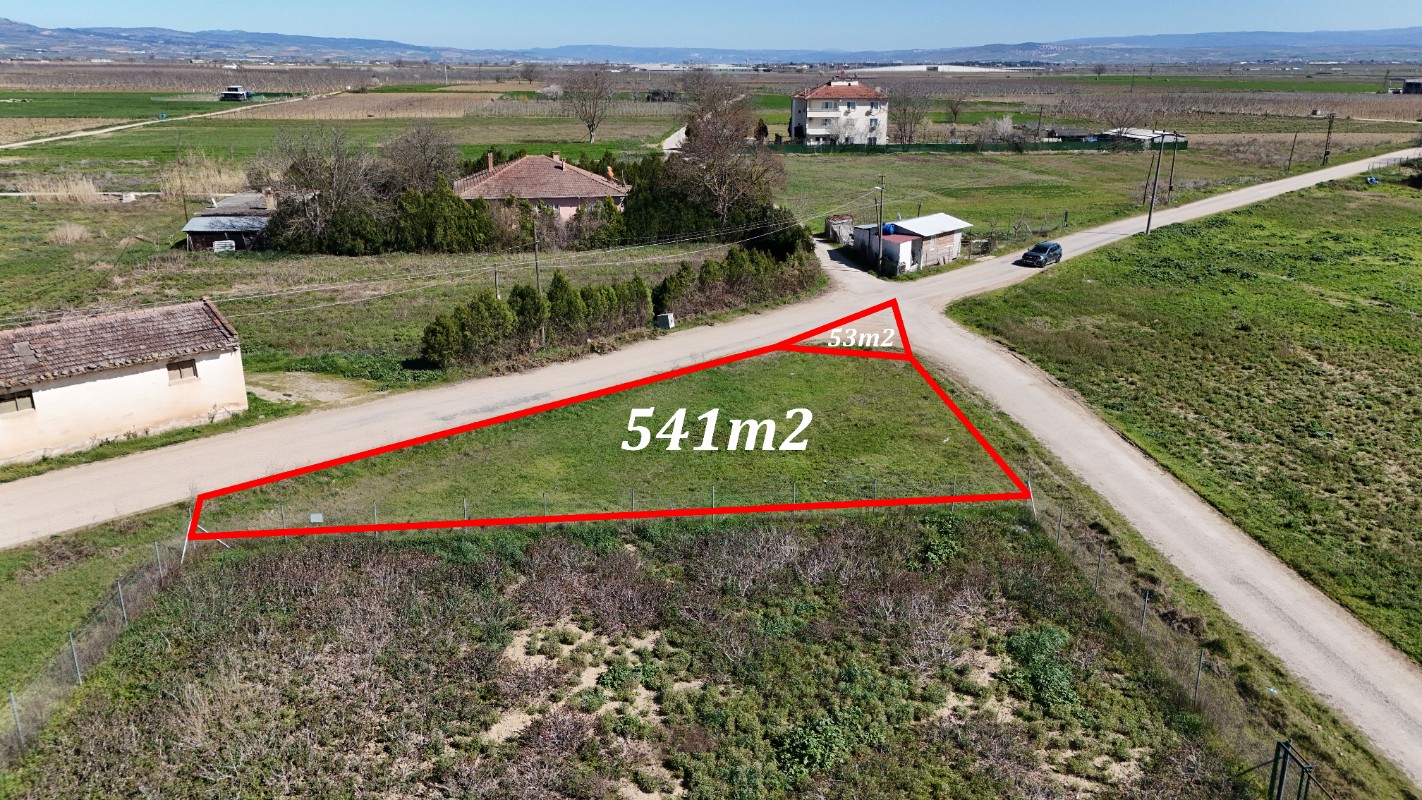 Bursa Yenişehir Koyunhisarda 594 m² Satılık Arsa | Yola Cephe