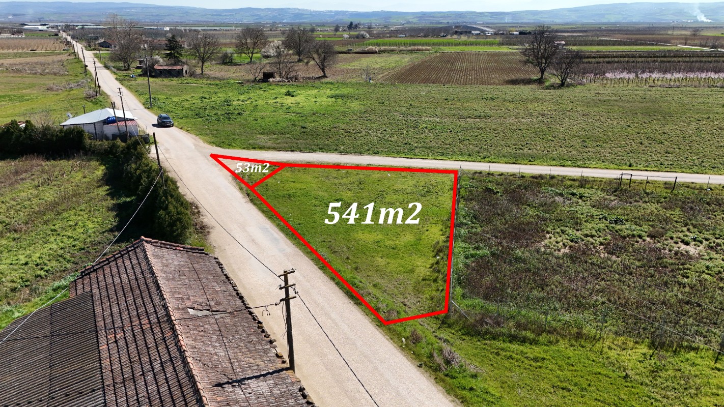 Bursa Yenişehir Koyunhisarda 594 m² Satılık Arsa | Yola Cephe