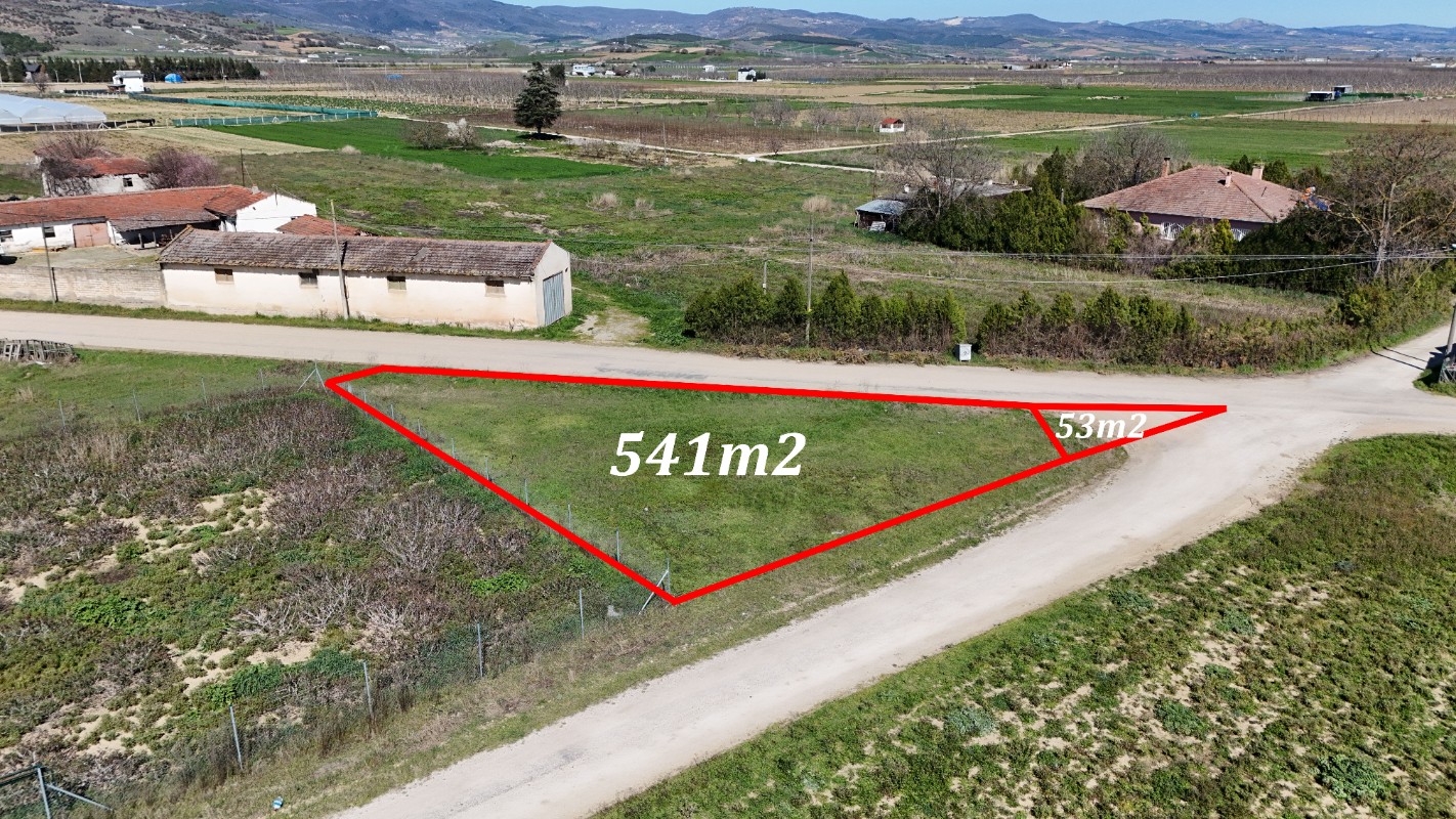 Bursa Yenişehir Koyunhisarda 594 m² Satılık Arsa | Yola Cephe