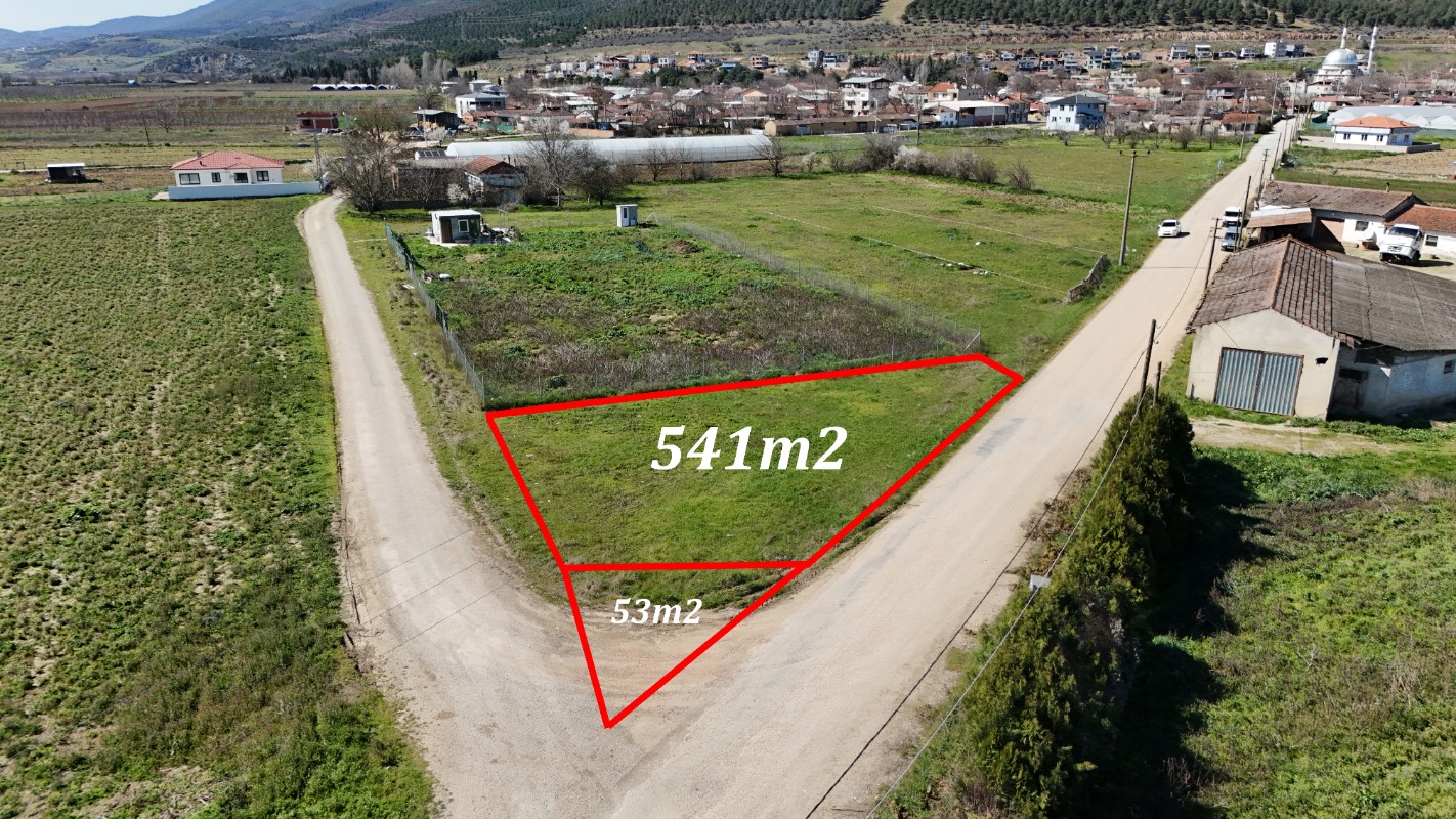 Bursa Yenişehir Koyunhisarda 594 m² Satılık Arsa | Yola Cephe