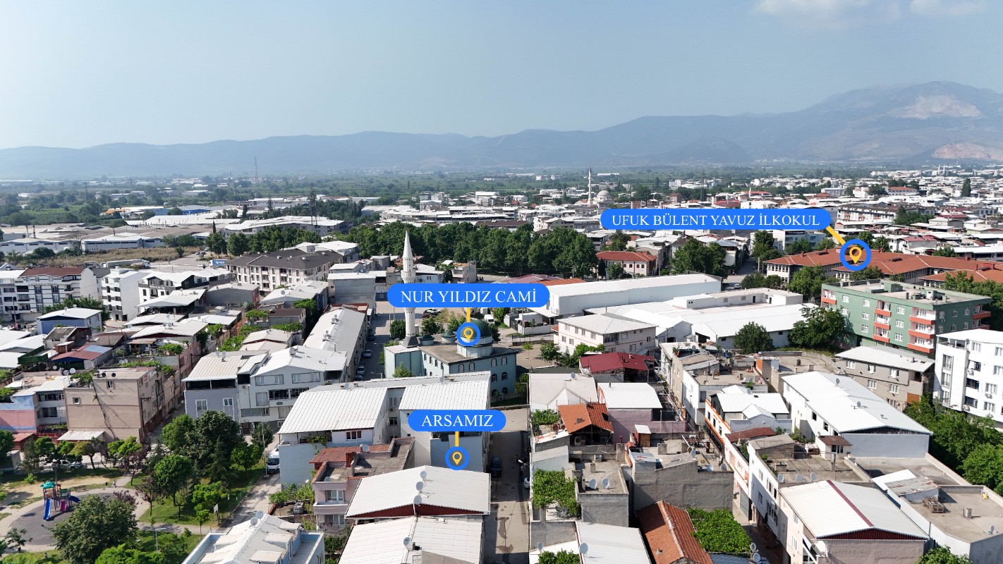 BURSA YILDIRIM DEMETEVLER RUHSATI HAZIR 4 DAİRELİK ARSA