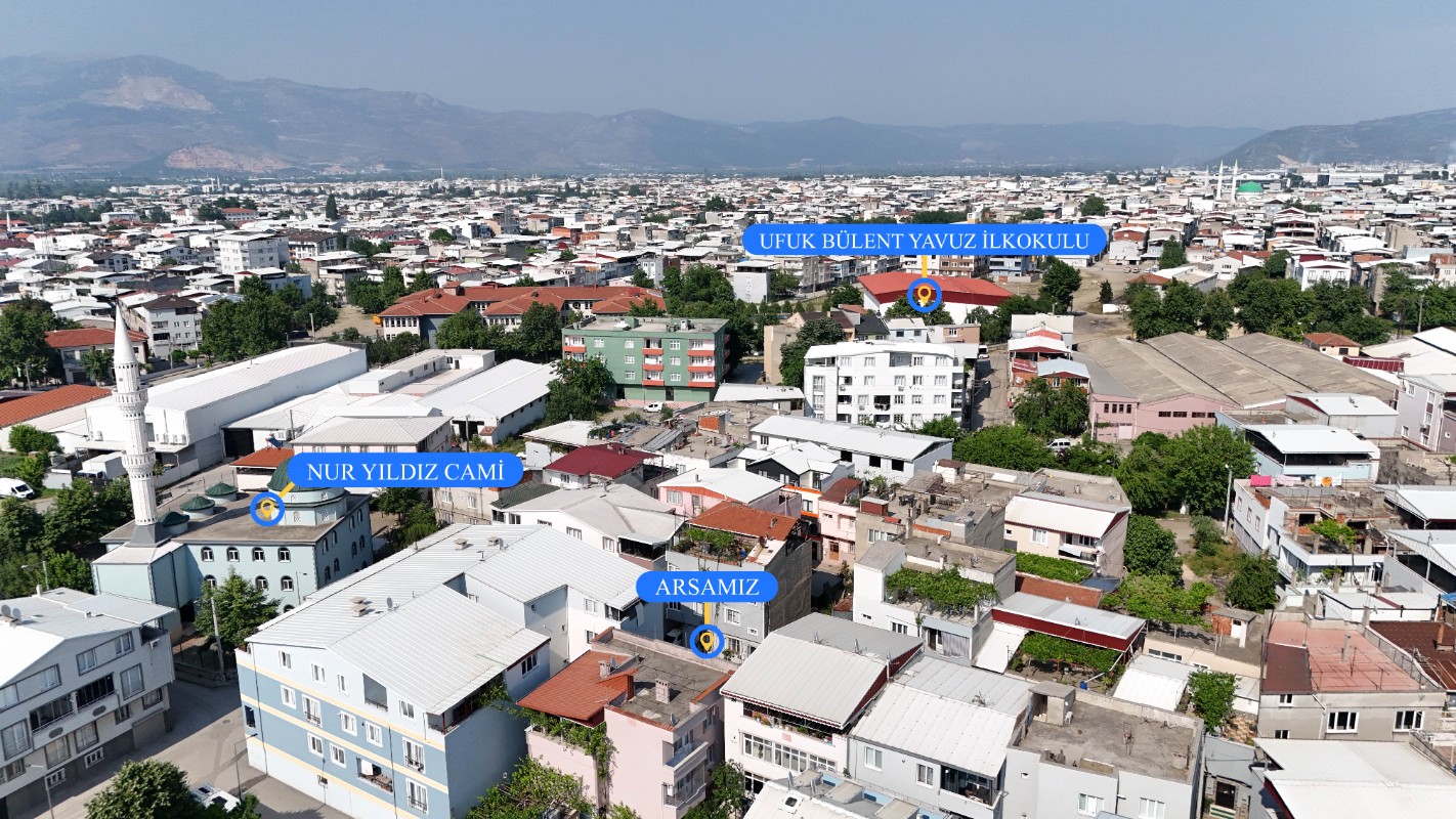 BURSA YILDIRIM DEMETEVLER RUHSATI HAZIR 4 DAİRELİK ARSA