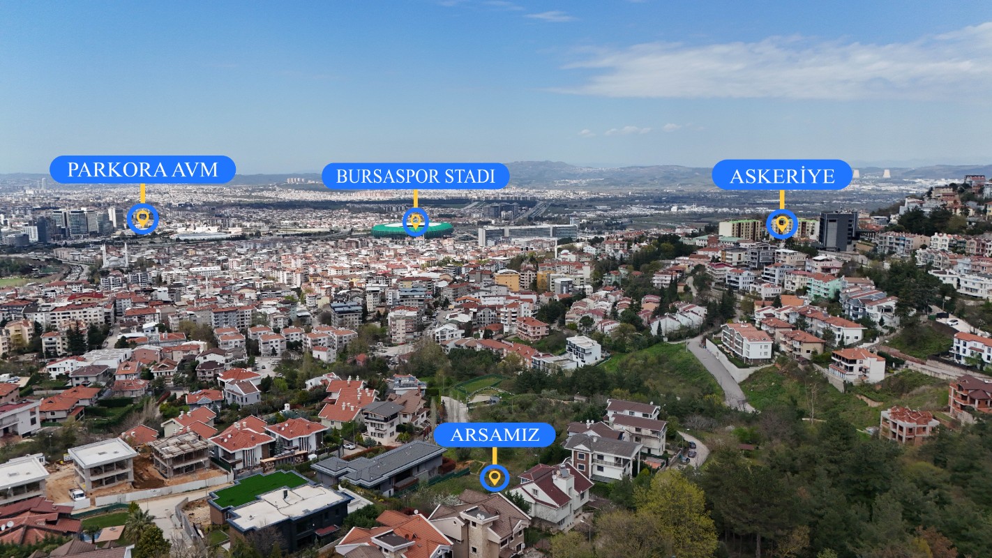 Osmangazi Doburcada Villa Yapımına Uygun 750 m² İmarlı Arsa