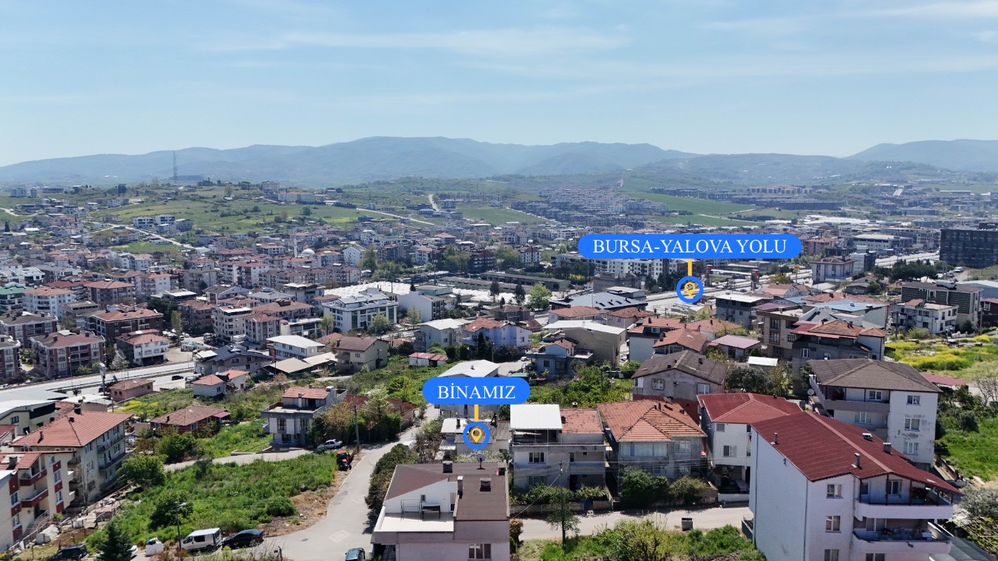 YALOVA MERKEZ BAYRAKTEPE MAHALLESİNDE SATILIK BİNA + ARSA