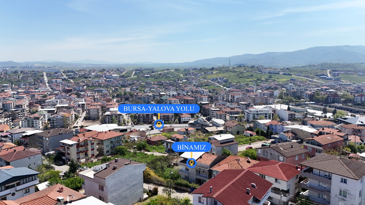 YALOVA MERKEZ BAYRAKTEPE MAHALLESİNDE SATILIK BİNA + ARSA