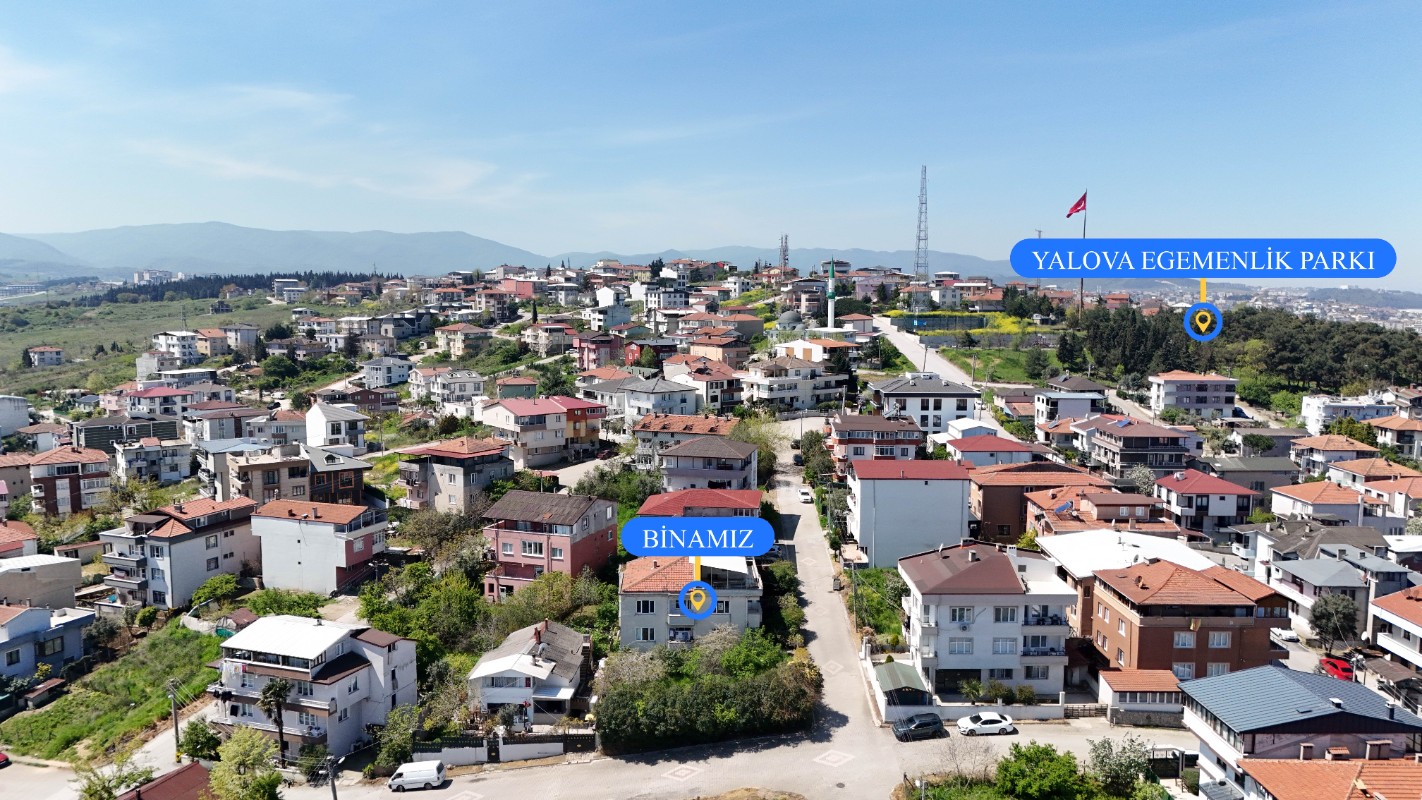YALOVA MERKEZ BAYRAKTEPE MAHALLESİNDE SATILIK BİNA + ARSA